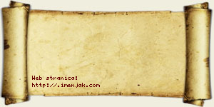 Danica Ćosović vizit kartica